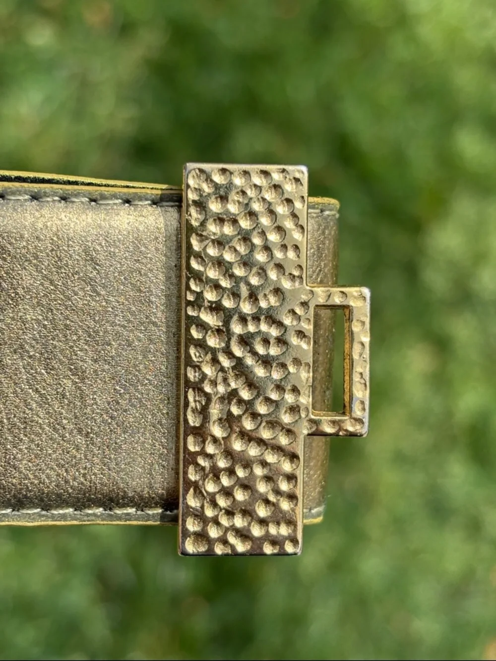 Vintage Gold Elephant Buckle Belt - Picture 5 of 13